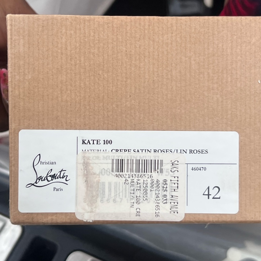 Christian Louboutin Crepe Satin Heels